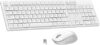 Combo teclado y ratón inalámbricos LeadsaiL K786 en color blanco