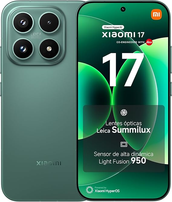 Xiaomi 17 Smartphone color verde
