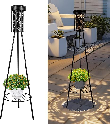 Farola solar mariposa Auting para jardín