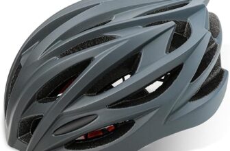 Imagen del casco de bicicleta Besylruy gris y negro