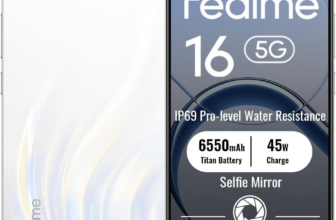 realme 16 5G Smartphone 8+256GB: Pantalla AMOLED 120Hz y batería de 6550mAh