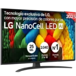 LG AI 43NANO81A6A Smart TV 4K NanoCell