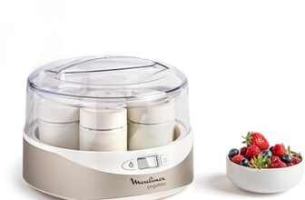 Yogurtera Moulinex Yogurteo con pantalla digital y 7 tarrinas de cristal
