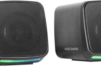 Mars Gaming MS-Pro Altavoces Compactos RGB Negros