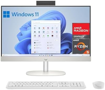 HP All-in-One 27-cr0007ss - Ordenador de sobremesa blanco