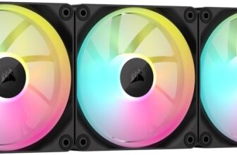Kit Corsair iCUE Link LX120 RGB 120mm PWM Fans Triple Pack