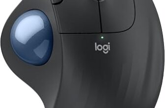 Logitech Ergo M575S Trackball Mouse en color gris graphite
