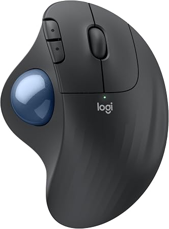 Logitech Ergo M575S Trackball Mouse en color gris graphite