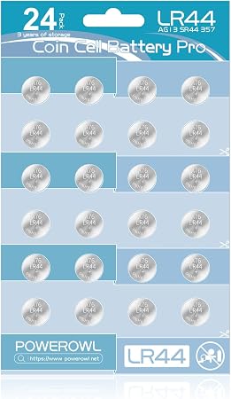 Pilas botón POWEROWL LR44