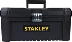 Caja de herramientas STANLEY Essential 16 pulgadas color negro y amarillo