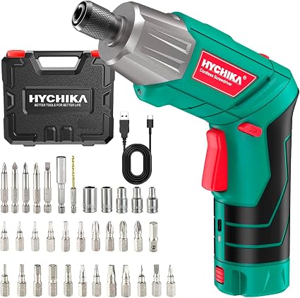 Destornillador eléctrico HYCHIKA con accesorios