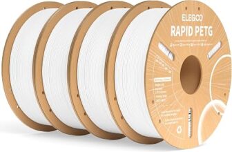 ELEGOO Filamento PETG Fast 1.75mm 4kg Blanco