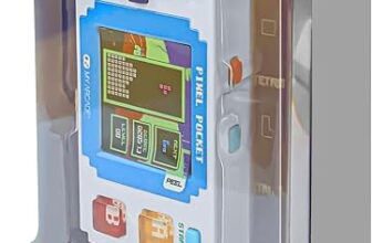 My Arcade Pixel Pocket Tetris Mini console portátil retro blanca