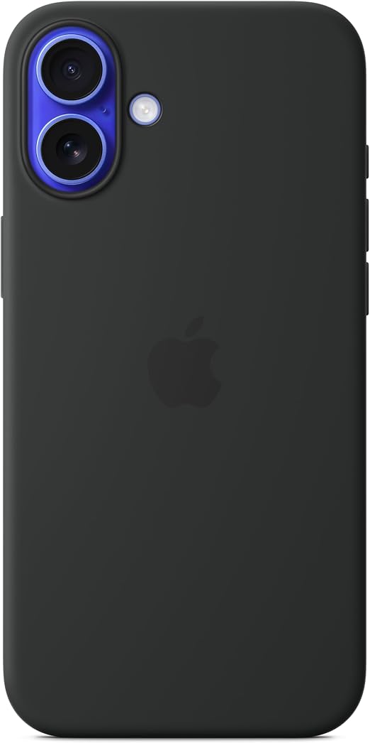 Apple Funda de silicona MagSafe iPhone 16 Plus Negro