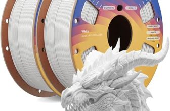 Filamento OVERTURE PLA 1.75mm Blanco para impresora 3D - Pack de 2kg