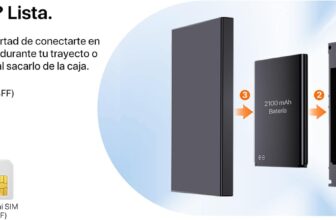 Tenda MF6 Router WiFi Portátil 4G LTE negro con pantalla LCD