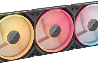 Pack de 3 ventiladores RGB Corsair iCUE LINK LX120-R