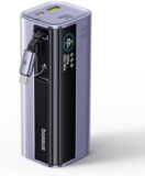 Baseus EnerGeek Power Bank 100W 10000mAh con cable USB-C integrado: Carga ultrarrápida y portátil