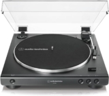 Audio-Technica LP60XBK Giradiscos Automático Estéreo de Tracción por Correa Negro