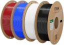 Filamento PLA eSUN 1,75mm – Pack de 4 Bobinas de 1kg (Rojo Oscuro, Azul, Blanco Frío, Negro)