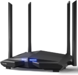 Router Tenda AC10 Dual Band Gigabit WiFi – Velocidad AC1200, 4 Antenas y Control por App