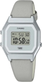 Reloj Casio LA680WEL8EF para Mujer con Correa de Cuero Gris