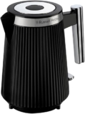 Russell Hobbs Brontë Black – Hervidor Eléctrico 1,7L 2400W con Diseño Mate y Luz Interna