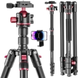 Trípode Profesional CAMBOFOTO 188 cm con Cabezal de 360° – Oferta Especial