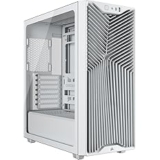 Corsair 3200D RS Torre Semicuadrada Blanca para PC – Incluye 3 Ventiladores RS120 PWM, Brazo Anti-Caída GPU y Compatibilidad ASUS BTF