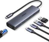 ¡UGREEN Hub USB C a Ethernet 6 en 1! Alta velocidad y conectividad total por solo 12,49€
