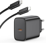 Cargador Rápido 45W BHHB con Cable USB-C 2M para Samsung Galaxy e iPhone – Oferta Limitada