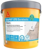 SikaFill 370 Fibers – Pintura Acrílica Impermeabilizante con Fibras, 1kg