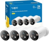 Tapo C425 (4-Pack) – Cámara Vigilancia WiFi Exterior 2K QHD, 300 Días Batería