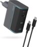 Cargador USB C CUKTECH 100W con 3 Puertos GaN III y PD3.0 – Negro