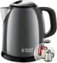 Russell Hobbs Hervidor Eléctrico Mini 1L – Diseño Compacto y Ebullición Rápida (Gris)