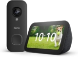 Amazon Echo Show 5 + Blink Videotimbre Cableado 2K+ – Pack de Seguridad Inteligente