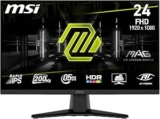 Monitor Gaming MSI MAG 242F: Panel IPS 200Hz, Tiempo Respuesta 0,5ms y FHD a Mitad de Precio