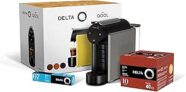 Delta Q MiniQool Pack Cafetera Automática con Cápsulas Incluidas – Gris