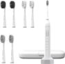Cepillo Dental Sónico Recargable BarberBoss con 6 Cabezales y 5 Modos