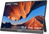 ARZOPA Monitor portátil IPS FHD de 15,6″ ultradelgado
