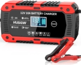 Cargador Husgw 12V 10A para Plomo-Ácido, AGM y LiFePO4