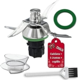 SET Cuchillas Thermomix TM5 + 2 Juntas + Cubilete + Cepillo | Recambios Compatibles TM6 y TM5