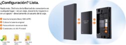 Tenda MF6 Router WiFi Portátil 4G LTE con SIM: WiFi 6, Pantalla LCD Color y Batería