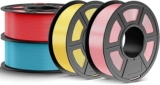 Pack 4 Bobinas Filamento PETG JAYO 1.75 mm – 4.4 kg Total, Colores Vivos, +1440m de Filamento