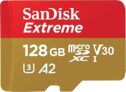 SanDisk Extreme MicroSD 128GB + Adaptador SD: Velocidad V30 hasta 190MB/s, ideal para móviles, cámaras de acción y drones