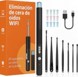 Xylla Ear Cleaner Wax Otoscope con Cámara WiFi 1920P y 6 LEDs – Kit Completo