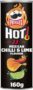 Pringles Hot Chili Lime | Patatas fritas con sabor picante y lima | Tubo 160g