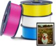 Filamento SUNLU PLA+2.0 en CMYK 4 kg: Mayor resistencia y acabado suave