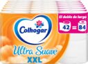Papel Higiénico Suave, 2 Capas, 42 Rollos, Colhogar Ultra suave XXL