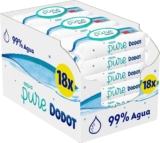 Dodot toallitas Aqua Pure 99% Agua 18 paquetes,  864 toallitas